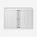 Bisley 1000mm Wide EuroTambour Unit (695mm) (1 shelf) Traffic White