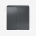 Bisley 1000mm Wide EuroTambour Unit (1030mm) (2 shelves) Anthracite Grey