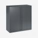 Bisley 1000mm Wide EuroTambour Unit (1030mm) (2 shelves) Anthracite Grey