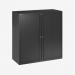 Bisley 1000mm Wide EuroTambour Unit (1030mm) (2 shelves) Black