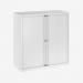 Bisley 1000mm Wide EuroTambour Unit (1030mm) (2 shelves) Traffic White