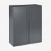Bisley 1000mm Wide EuroTambour Unit (1181mm) (2 shelves) Anthracite Grey