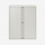 Bisley 1000mm Wide EuroTambour Unit (1181mm) (2 shelves) Chalk
