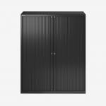 Bisley 1000mm Wide EuroTambour Unit (1181mm) (2 shelves) Black