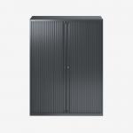 Bisley 1000mm Wide EuroTambour Unit (1330mm) (3 shelves) Anthracite Grey