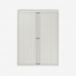 Bisley 1000mm Wide EuroTambour Unit (1330mm) (3 shelves) Chalk