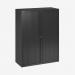 Bisley 1000mm Wide EuroTambour Unit (1330mm) (3 shelves) Black