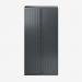 Bisley 1000mm Wide EuroTambour Unit (1980mm) (4 shelves) Anthracite Grey
