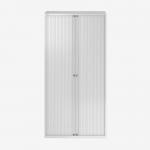 Bisley 1000mm Wide EuroTambour Unit (1980mm) (4 shelves) Traffic White