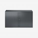 Bisley 1200mm Wide EuroTambour Unit (695mm) (1 shelf) Anthracite Grey