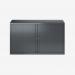 Bisley 1200mm Wide EuroTambour Unit (695mm) (1 shelf) Anthracite Grey