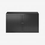 Bisley 1200mm Wide EuroTambour Unit (695mm) (1 shelf) Black