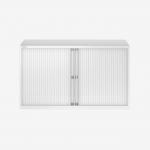 Bisley 1200mm Wide EuroTambour Unit (695mm) (1 shelf) Traffic White