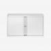 Bisley 1200mm Wide EuroTambour Unit (695mm) (1 shelf) Traffic White