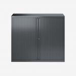 Bisley 1200mm Wide EuroTambour Unit (1030mm) (2 shelves) Anthracite Grey