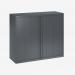 Bisley 1200mm Wide EuroTambour Unit (1030mm) (2 shelves) Anthracite Grey