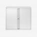 Bisley 1200mm Wide EuroTambour Unit (1030mm) (2 shelves) Traffic White