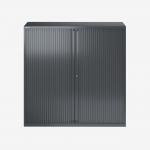 Bisley 1200mm Wide EuroTambour Unit (1181mm) (2 shelves) Anthracite Grey