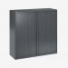 Bisley 1200mm Wide EuroTambour Unit (1181mm) (2 shelves) Anthracite Grey
