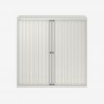 Bisley 1200mm Wide EuroTambour Unit (1181mm) (2 shelves) Chalk