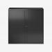 Bisley 1200mm Wide EuroTambour Unit (1181mm) (2 shelves) Black