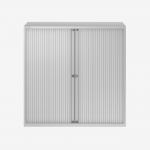 Bisley 1200mm Wide EuroTambour Unit (1181mm) (2 shelves) Light Grey