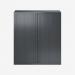 Bisley 1200mm Wide EuroTambour Unit (1330mm) (3 shelves) Anthracite Grey