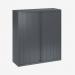 Bisley 1200mm Wide EuroTambour Unit (1330mm) (3 shelves) Anthracite Grey
