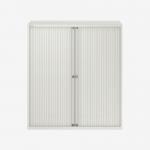 Bisley 1200mm Wide EuroTambour Unit (1330mm) (3 shelves) Chalk