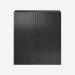 Bisley 1200mm Wide EuroTambour Unit (1330mm) (3 shelves) Black