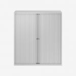 Bisley 1200mm Wide EuroTambour Unit (1330mm) (3 shelves) Light Grey