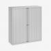 Bisley 1200mm Wide EuroTambour Unit (1330mm) (3 shelves) Light Grey