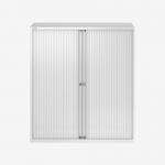 Bisley 1200mm Wide EuroTambour Unit (1330mm) (3 shelves) Traffic White