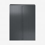 Bisley 1200mm Wide EuroTambour Unit (1637mm) (3 shelves) Anthracite Grey