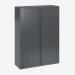 Bisley 1200mm Wide EuroTambour Unit (1637mm) (3 shelves) Anthracite Grey