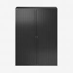 Bisley 1200mm Wide EuroTambour Unit (1637mm) (3 shelves) Black