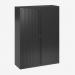 Bisley 1200mm Wide EuroTambour Unit (1637mm) (3 shelves) Black