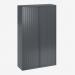 Bisley 1200mm Wide EuroTambour Unit (1980mm) (4 shelves) Anthracite Grey
