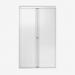 Bisley 1200mm Wide EuroTambour Unit (1980mm) (wardrobe pack) Traffic White