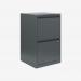 Bisley 2 Drawer Home Filing Cabinet Anthracite Grey 2 Drawer