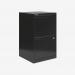 Bisley 2 Drawer Home Filing Cabinet Black 2 Drawer