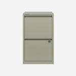 Bisley 2 Drawer Home Filing Cabinet Goose Grey 2 Drawer