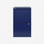 Bisley 2 Drawer Home Filing Cabinet Oxford Blue 2 Drawer