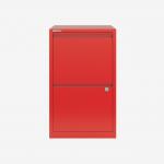 Bisley 2 Drawer Home Filing Cabinet Cardinal Red 2 Drawer