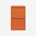 Bisley 2 Drawer Home Filing Cabinet Bisley Orange 2 Drawer