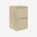 Bisley 2 Drawer Home Filing Cabinet Natural Canvas 2 Drawer