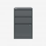 Bisley Home Filer Anthracite Grey 3 Drawer