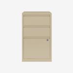 Bisley Home Filer Natural Canvas 3 Drawer