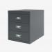 Bisley 12 Series MultiDrawer Anthracite Grey 3 Drawer
