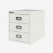 Bisley 12 Series MultiDrawer Chalk 3 Drawer